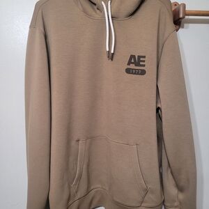 American Eagle Outfitters 1977 Men's Hoodie Sweatshirt - Taupe